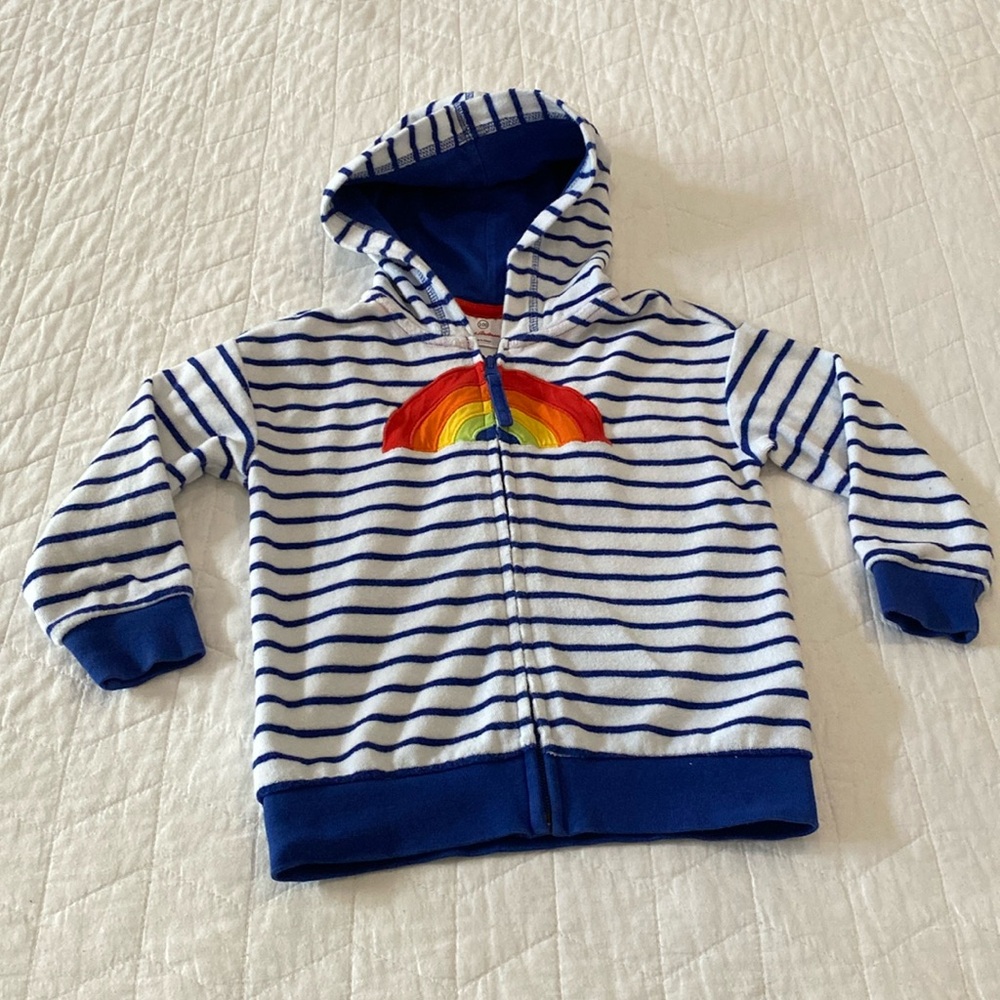 Hanna Andersson Rainbow Terry Hoodie